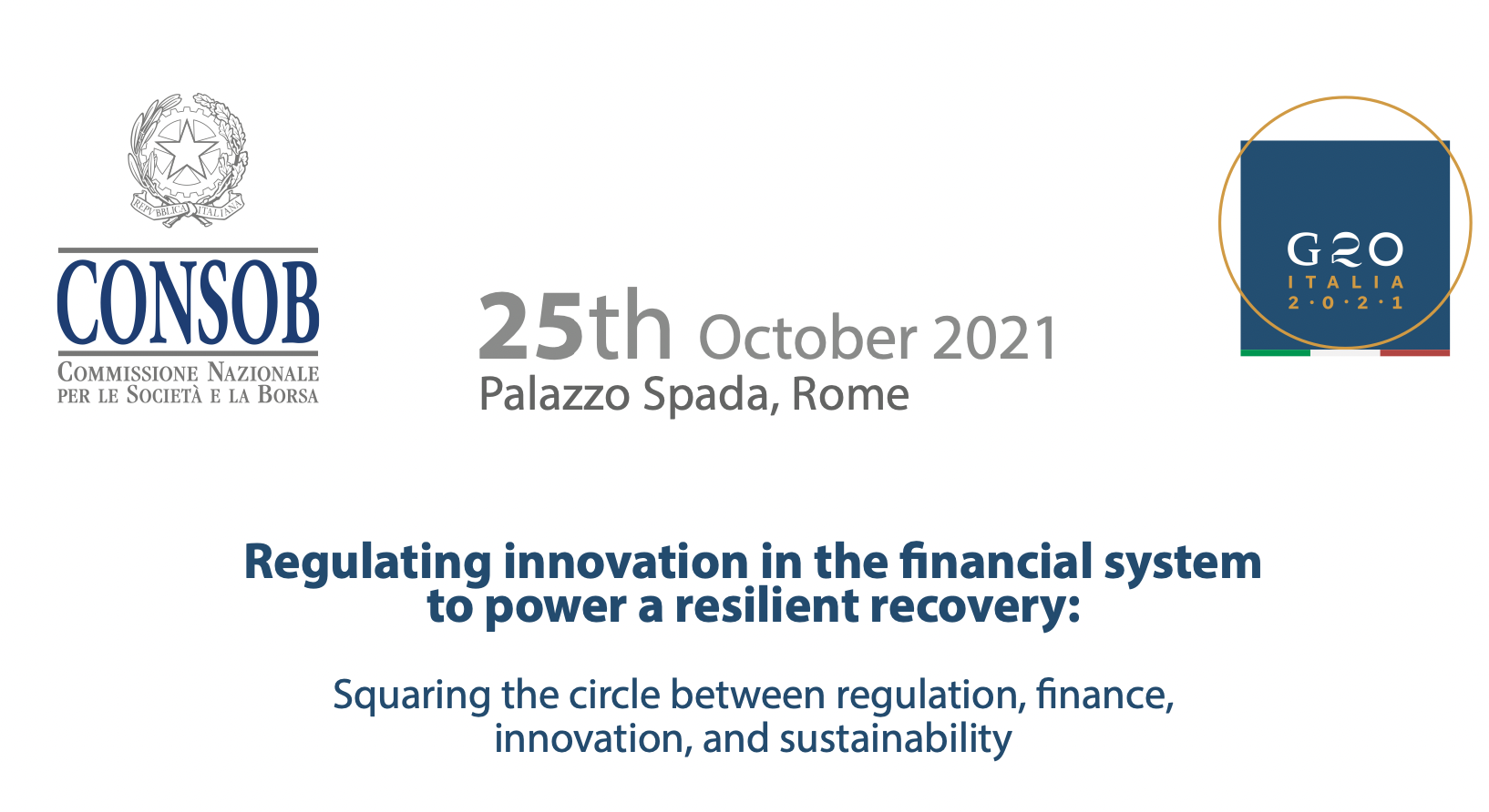 Regulating innovation in the financial system to power a resilient recovery: Squaring the circle between regulation, finance, innovation, and sustainability